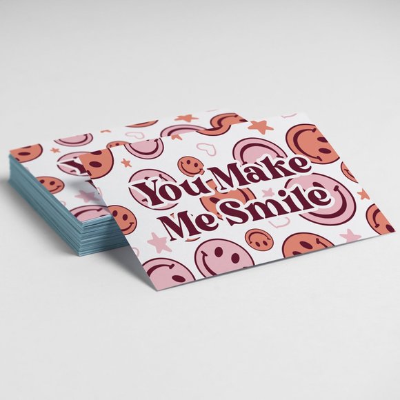 Graceful Mailers Other - 100 Pack Sassy Smiles Thank You Note Cards | Blank Back Reseller Cards
